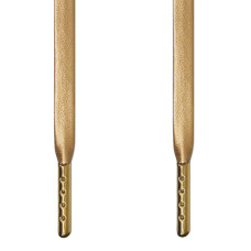 Gold leather shoelaces Gold leather shoelaces