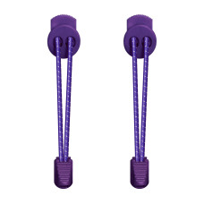 Elastic stripes purple shoelaces Elastic stripes purple shoelaces