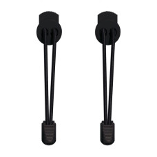 Elastic lock black shoelaces Elastic lock black shoelaces