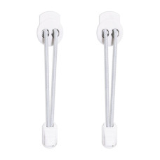 Elastic lock white shoelaces Elastic lock white shoelaces