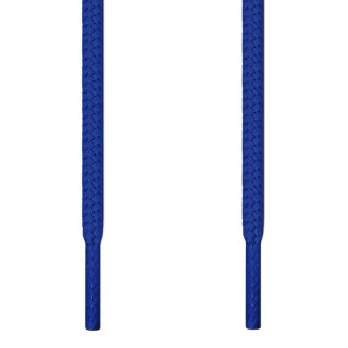 Round blue shoelaces