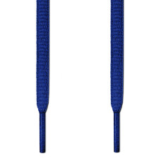 Oval blue shoelaces Oval blue shoelaces
