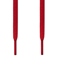 Oval red shoelaces Oval red shoelaces