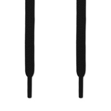 Elastic flat black shoelaces (no tie) Elastic flat black shoelaces (no tie)