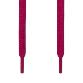 Elastic flat hot pink shoelaces (no tie)