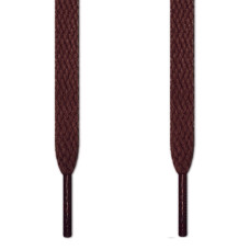 Flat dark brown shoelaces Flat dark brown shoelaces