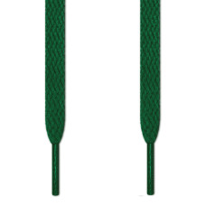 Flat green shoelaces Flat green shoelaces