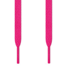 Flat hot pink shoelaces Flat hot pink shoelaces