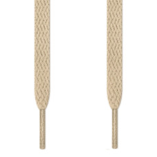 Flat light brown shoelaces Flat light brown shoelaces