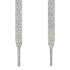 Flat light grey shoelaces Flat light grey shoelaces