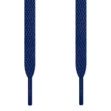 Flat navy blue shoelaces Flat navy blue shoelaces