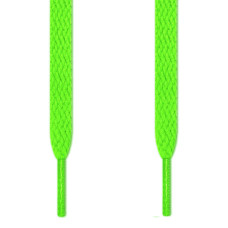 Flat neon green shoelaces Flat neon green shoelaces