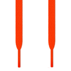 Flat neon orange shoelaces Flat neon orange shoelaces