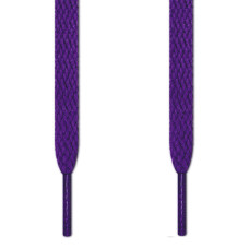 Flat purple shoelaces Flat purple shoelaces