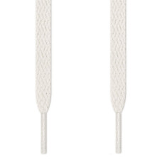 Flat white shoelaces Flat white shoelaces