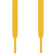 Flat yellow shoelaces Flat yellow shoelaces