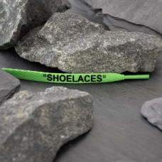 Green OFF-WHITE Shoelaces Green OFF-WHITE Shoelaces