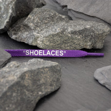 Purple OFF-WHITE Shoelaces Purple OFF-WHITE Shoelaces