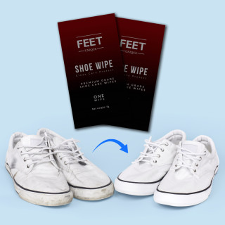 Shoe wipes (2 wipes)